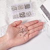 300Pcs 6 Style Tibetan Style Alloy Spacer Beads TIBE-YW0001-24-8
