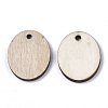 Undyed Wooden Pendant X-YS-TAC0005-06B-2