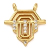 Brass Micro Pave Cubic Zirconia Pendants KK-K339-10A-01-1