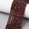 Natural Orange Garnet Beads Strands G-K366-F01-4x3mm-1
