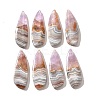 Natural Amethyst Lace Agate Pendants G-A244-07D-1