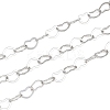 304 Stainless Steel Heart Link Chains CHS-C013-04P-01-1