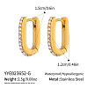 304 Stainless Steel Hoop Earrings for Women KE4093-1-1