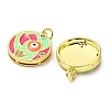 Real 18K Gold Plated Brass Pendants KK-L209-009G-04-2