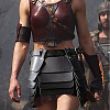 Medieval Viking PU Leather Belt Skirt AJEW-WH20077-031A-4