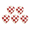 Alloy Enamel Pendants ENAM-S121-176A-RS-1