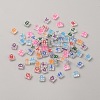 500 Bags Transparent Acrylic Beads MACR-NB0001-34-1