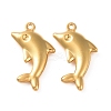 304 Stainless Steel Pendants STAS-G298-01G-2