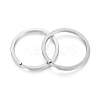 Tarnish Resistant 304 Stainless Steel Split Key Rings STAS-I123-23E-1