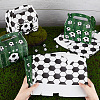 12Pcs 4 Styles Rectangle Football Print Paper Storage Candy Boxes CON-WH0095-58-3