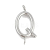 304 Stainless Steel Letter Connector Charms STAS-M108-01P-17-1