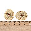 304 Stainless Steel Crystal Rhinestone & Natural Carnelian(Mixed Dyed and Undyed) Pendants STAS-F322-14G-02-3