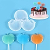 Apple Shape Food Grade Silicone Lollipop Molds DIY-D069-01-1