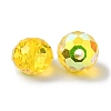 AB Color Plated Glass Beads EGLA-P059-03A-AB13-2