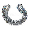 Electroplate Glass Beads Strands EGLA-P066-02A-HP05-2