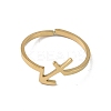 Real 18K Gold Plated 304 Stainless Steel Adjustable Finger Ring RJEW-L115-01G-12-2
