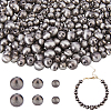 400Pcs 3 Styles CCB Plastic Beads CCB-FH0001-14-1