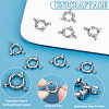 8Pcs 304 Stainless Steel Spring Ring Clasps STAS-UN0052-54-5