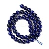 Natural Lapis Lazuli Round Beads Strands G-I181-10-12mm-4