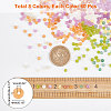 480Pcs 8 Colors Dyed Natural Malaysia Jade Rondelle Beads Strands G-NB0002-88-2