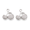 Brass Micro Pave Cubic Zirconia Pendants KK-T074-73P-1