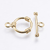 Brass Toggle Clasps KK-G333-22G-NF-2