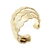 Brass Cuff Open Rings RJEW-F215-04G-3