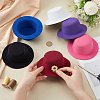 6Pcs 6 Colors EVA Fabric Hat Base DIY-BC0014-06-3