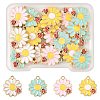 24Pcs Alloy Enamel Pendants ENAM-FS0003-77-1