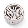 304 Stainless Steel Magnetic Diffuser Locket Aromatherapy Essential Oil Buckle AJEW-M027-07P-3