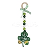 Saint Patrick's Day Wood Pendant Decoration LS-HJEW-G023-02C-1