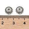 Tibetan Style Alloy Caps LF1235Y-NF-4