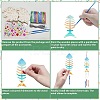 DIY Wood & Aluminium Round Tube Wind Chime Making Kits DIY-WH20038-010-3