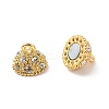 Alloy Rhinestone Magnetic Clasps with Loops RB-H116-2-M-4