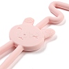 2 in 1 Silicone Baby Pacifier Holder Chains AJEW-G050-02C-3