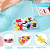 24Pcs 12 Styles Silicone Beads SIL-TA0002-93-5