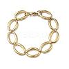 304 Stainless Steel Link Chain Bracelets for Women BJEW-B169-04B-G-4