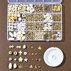 DIY Mixed Shapes Synthetic Turquoise & Wood & CCB Beads Bracelets Making Kits DIY-FS0007-67-6