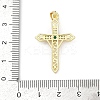 Brass Micro Pave Cubic Zirconia Pendants KK-D317-109G-3