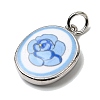 Printing 304 Stainless Steel Pendants STAS-K304-05B-P-2