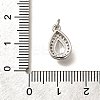 Brass Micro Pave Cubic Zirconia Pendants KK-U055-01P-02-3