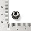 304 Stainless Steel European Beads STAS-H238-09B-AS-3