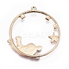 Zinc Alloy Enamel Pendants ENAM-F118-04C-2