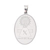 201 Stainless Steel Pendants STAS-T066-82P-01-1