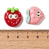 Opaque Resin Funny Big Eye Fruit Decoden Cabochons RESI-H164-06-3