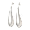 304 Stainless Steel Teardrop Stud Earrings for Women EJEW-M089-07P-4