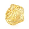 Ocean Brass Cuff Open Rings KK-CBA5A76-04G-03-4