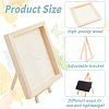 4Pcs Wood DIY Children Craft Picture Frame WOOD-OC0003-69A-4