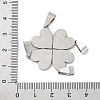 201 Stainless Steel Connector Charms STAS-Q342-38P-3