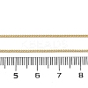1mm Rack Plating Brass Curb Chain Necklaces for Women Men MAK-L044-26G-5